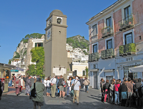 Landmarks in Capri Italy